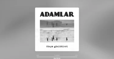 Adamlar - Mavi Ekran Şarkı Sözleri